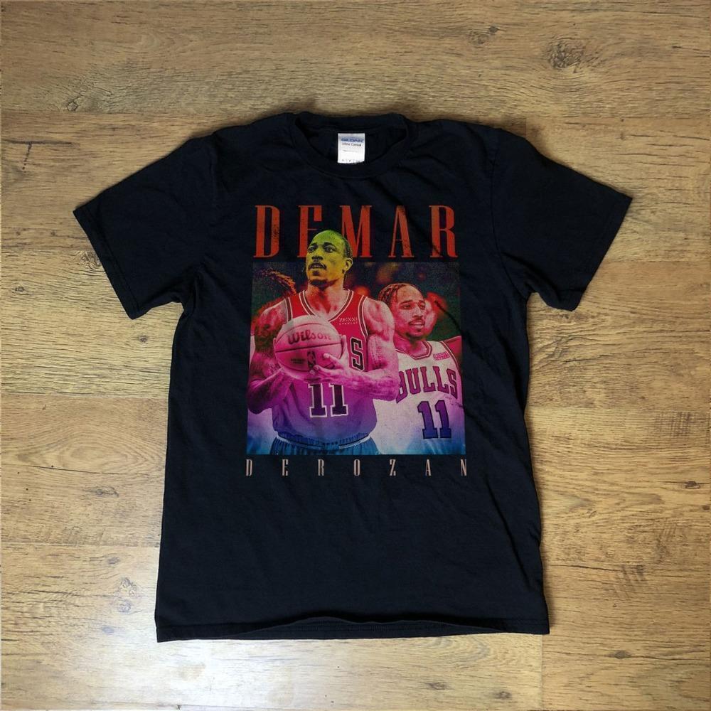 Demar Derozan - Basketball Player - Nba - Unisex Black T-Shirt